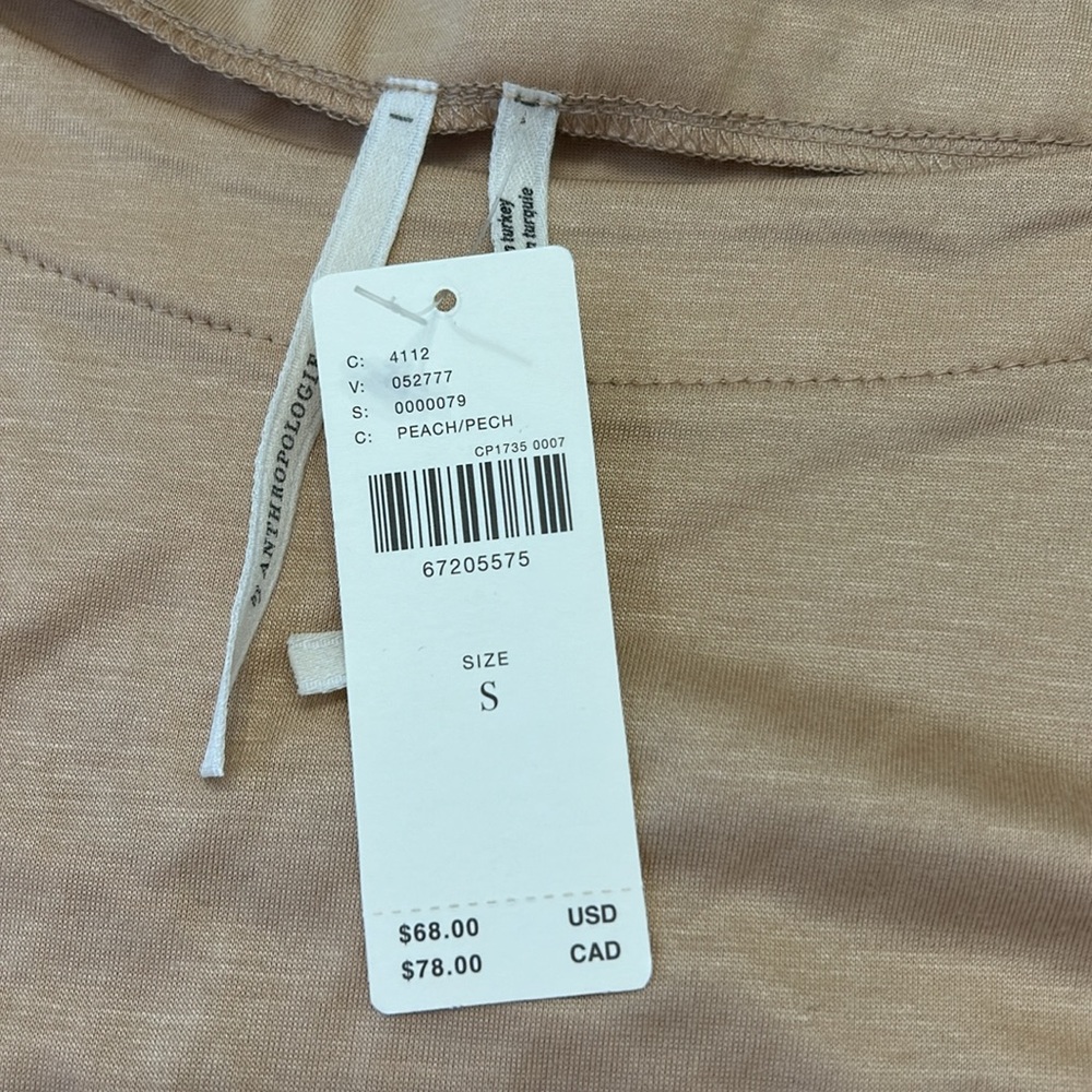 Anthropologie Draped Wrap Tan - Picture 5 of 5